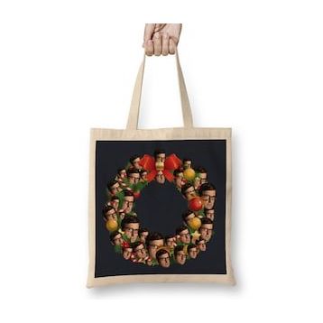 Humuts Louis Theroux Christmas Multiface Wreath Bez Uzun Saplı Açık Bej Rengi Çanta