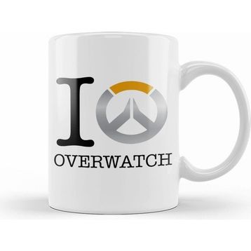 Humuts Love Overwatch Logo Beyaz Kupa