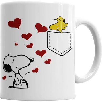 Humuts Love Snoopy Beyaz Kupa