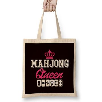 Humuts Mahjong Princess Player Board Game Mah-Jongg China Solitaire Bez Kadın Günlük Çanta