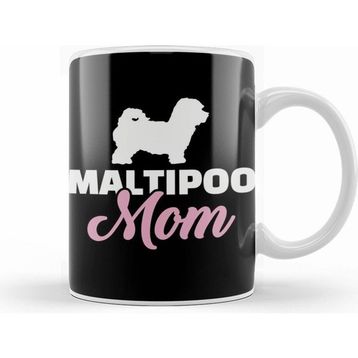 Humuts Maltipoo Mom Beyaz Kupa
