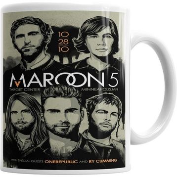 Humuts Maroon 5 Beyaz Kupa