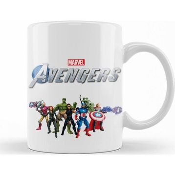 Humuts Marvel Avengers Beyaz Kupa