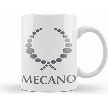 Humuts Mecano Logo Beyaz Kupa