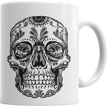 Humuts Mexıcana Skull Beyaz Kupa