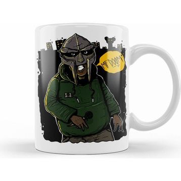Humuts Mf Doom City Beyaz Kupa
