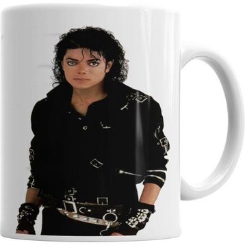 Humuts Michael Jackson Bad Beyaz Kupa