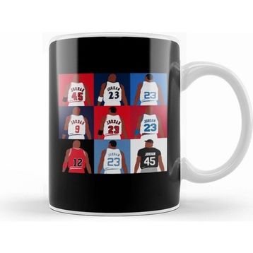 Humuts Michael Jordan Grid Beyaz Kupa
