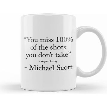 Humuts Michael Scott Quote Beyaz Kupa