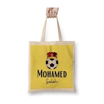 Humuts Mohamed Salah Artwork Bez Kadın Günlük Çanta