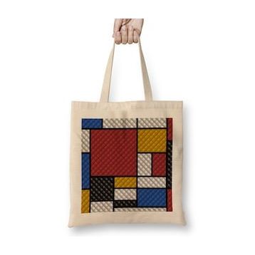 Humuts Mondrian In A Sofa-Style Bez Kadın Günlük Çanta