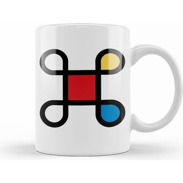 Humuts Mondrian In Command Kupa Bardak