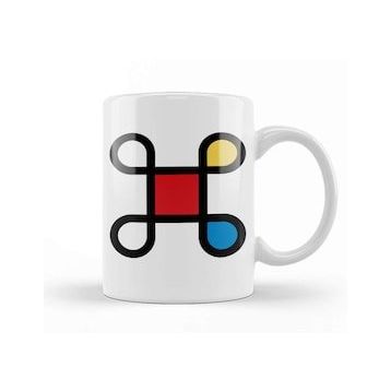 Humuts Mondrian In Command Kupa Bardak