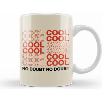 Humuts Mug Cool Cool No Doubt No Doubt Black And Red Kupa
