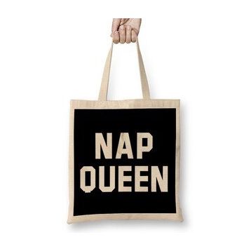 Humuts Nap Queen White Text Bez Çanta