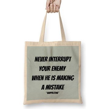 Humuts Napoleon Quotes Gift Bez Çanta