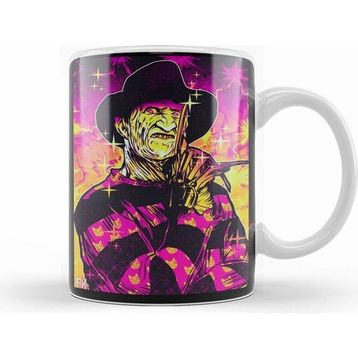 Humuts Neon Horror Freddy Kupa Bardak
