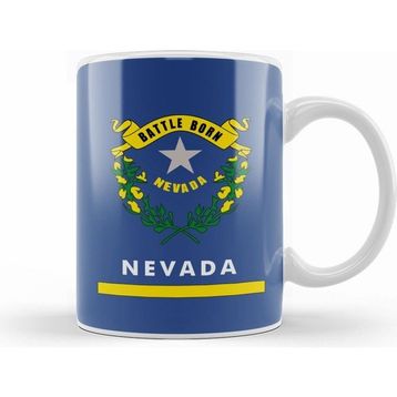 Humuts Nevada State Flag Kupa Bardak
