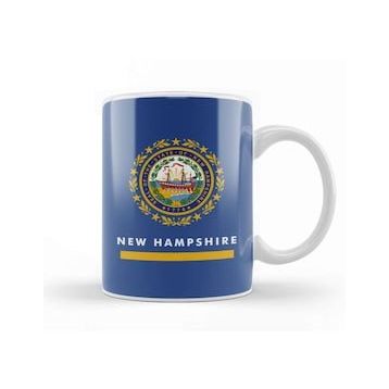 Humuts New Hampshire State Flag Kupa Bardak