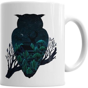 Humuts Owl Night Baykuş Kupa