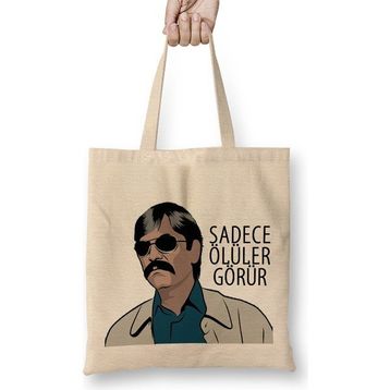 Humuts Pala Sadece Ölüler Görür Bez Kadın Günlük Çanta