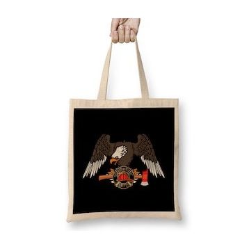 Humuts Patriotic Firefighter Eagle Fire Department Bez Çanta