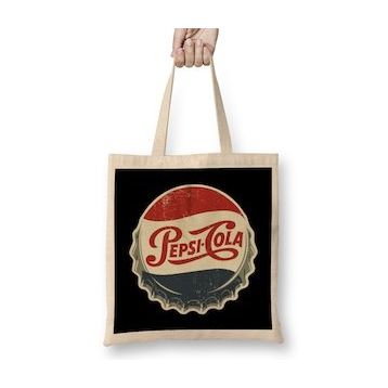 Humuts Pepsi Cola Vintage Bez Çanta
