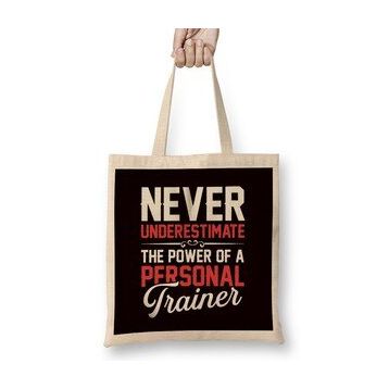 Humuts Personal Trainer Power Workout Fitness Instructor Gym Sports Bez Uzun Saplı Açık Bej Rengi Çanta