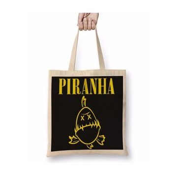 Humuts Piranha Pirana Pıranha Bez Çanta