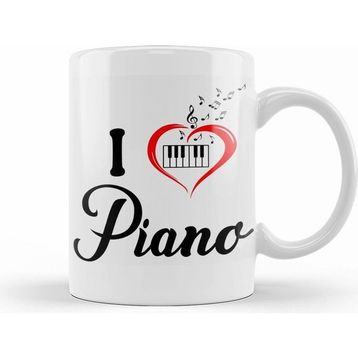 Humuts Piyano Müzik Notaları Kupa