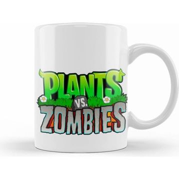 Humuts Plants ve Zombies Logo Kupa