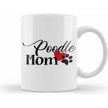Humuts Poodle Mom Love Kupa Bardak