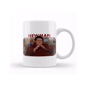 Humuts Porselen Beyaz Newman Seinfeld Kupa Bardak