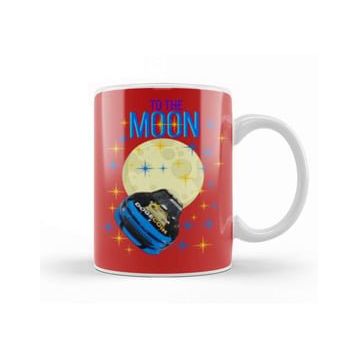 Humuts Porselen Beyaz To The Moon Dogecar Dogecoin Crypto Logo Merch Kupa Bardak
