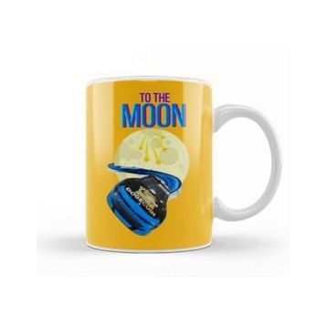 Humuts Porselen Beyaz To The Moon Dogecar Dogecoin Crypto Logo Merch Kupa Bardak