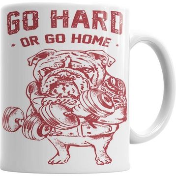 Humuts Pug Bodybuilder Köpek Kupa