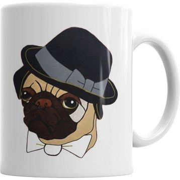 Humuts Pug Köpek 054 Kupa