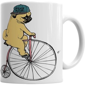 Humuts Pug Köpek Bisiklet Şovu Kupa
