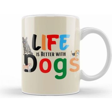 Humuts Pug Life Beyaz Kupa
