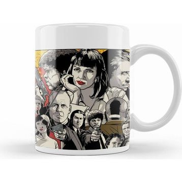 Humuts Pulp Fiction Illüstrasyon Kupa