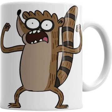 Humuts Regular Show Rickboy Kupa Bardak