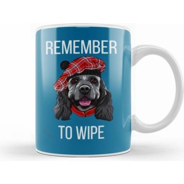 Humuts Remember to Wıpe Dog Lover Gift Kupa
