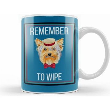 Humuts Remember to Wıpe Dog Lover Gift Kupa