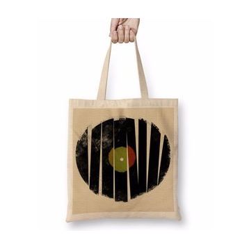 Humuts Retro Müzik Plak Bez Çanta
