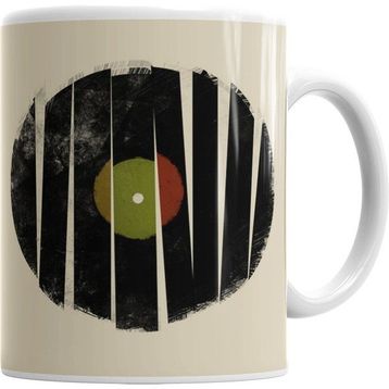 Humuts Retro Müzik Plak Kupa