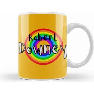 Humuts Robert Downey Jr Retro Rainbow Style Kupa