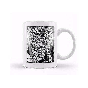 Humuts Robot Attack Comic Style Kupa