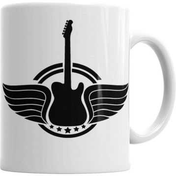 Humuts Rock Roll Müzik Gitar Kupa