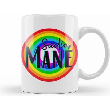 Humuts Sadio Mané Vintage Retro Rainbow Style Kupa