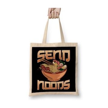 Humuts Send Noods Anime Gaming Pho Ramen Noodle Pun Bez Kadın Günlük Çanta